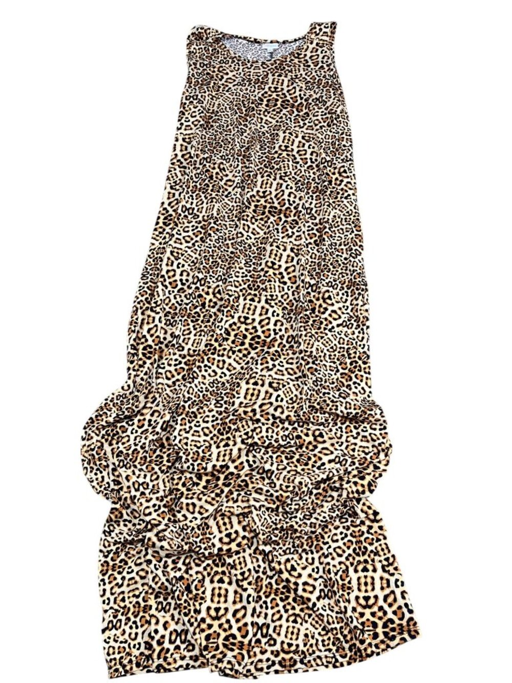 LuLaRoe Women's Sleeveless Leopard Print Maxi Dress 3XL